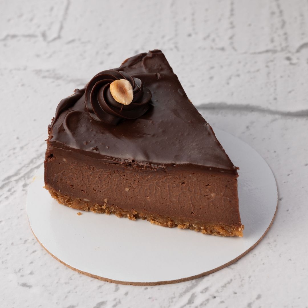 Nutella Cheesecake Slice